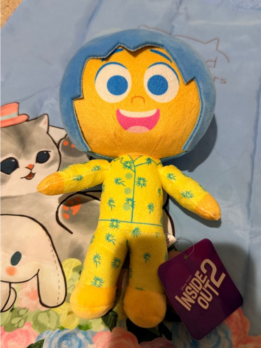 Joy Plush Toy - Yellow and Blue